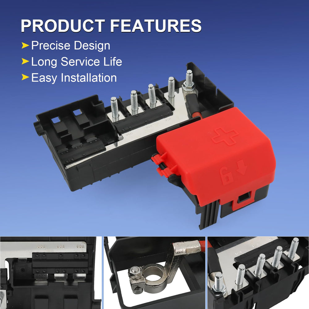 Nirakoka fuse block installed under hood restoring organized battery distribution