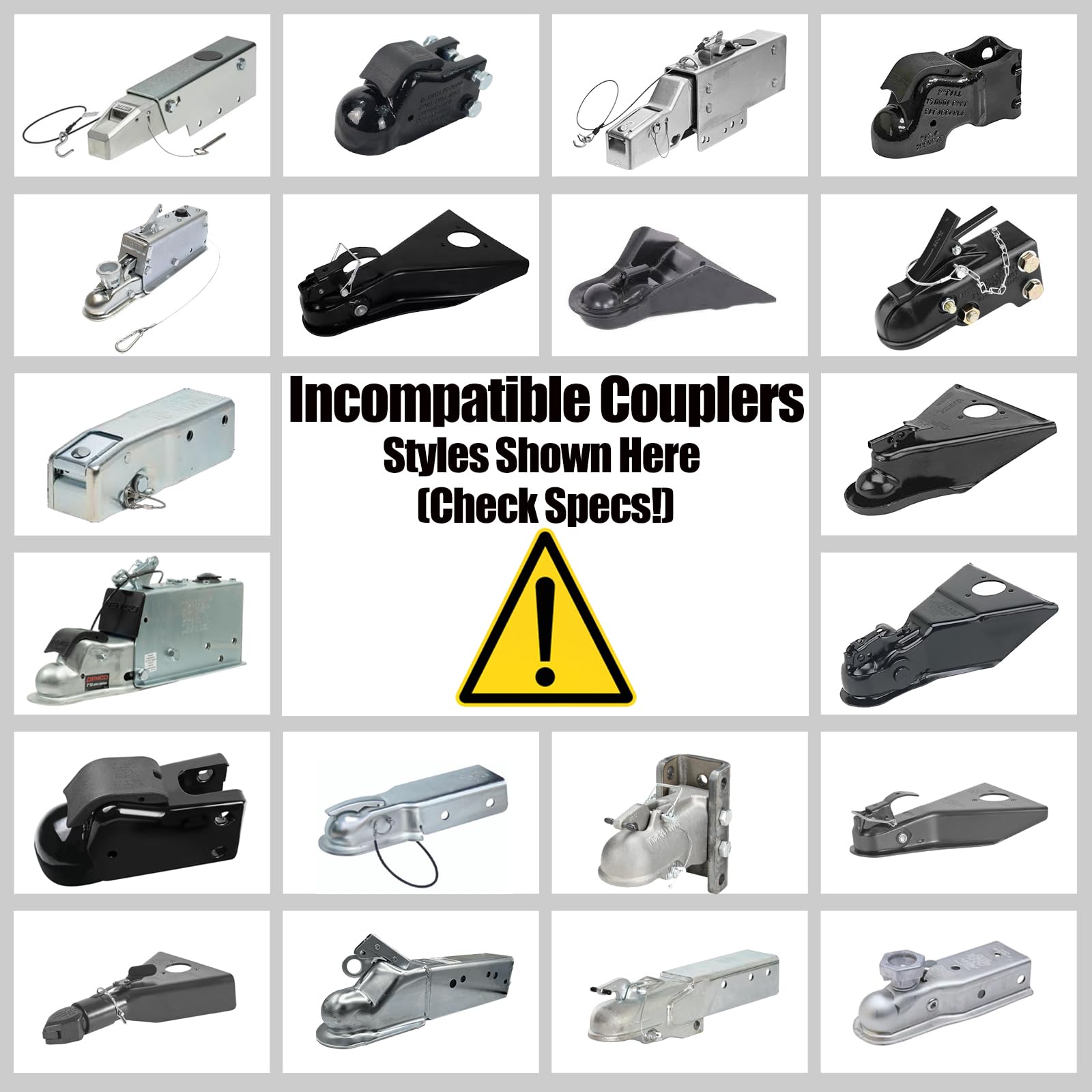 NiwNiw side profile fitting a 2-5/16" coupler, ensures precise fit