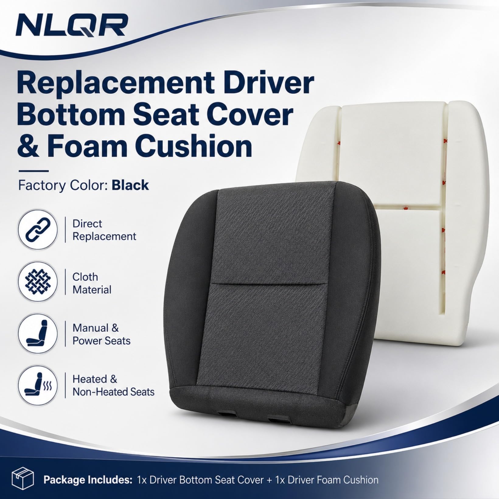 NLQR attachment clips and fasteners for secure installation