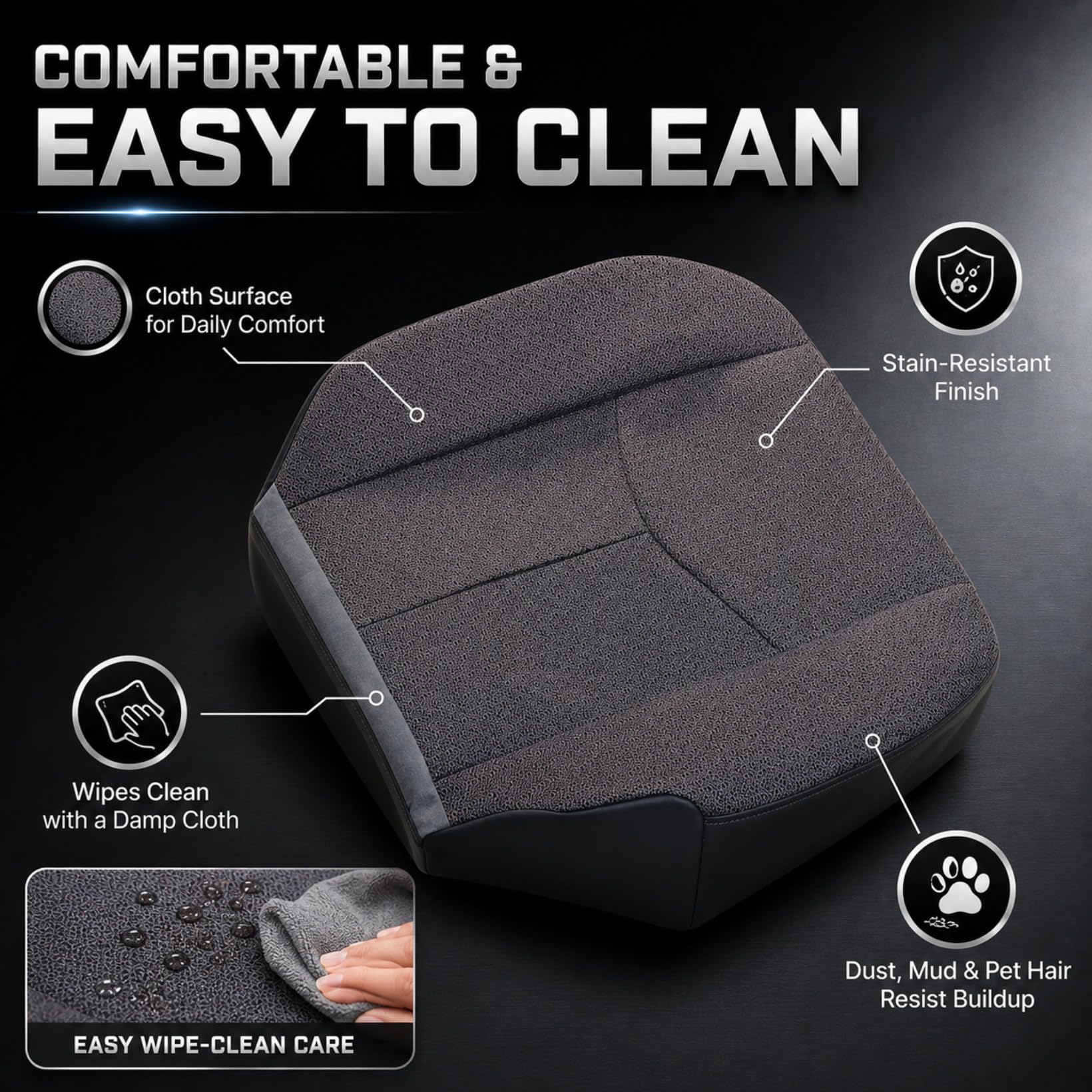 NLQR cloth texture close-up highlighting breathable OEM-style comfort