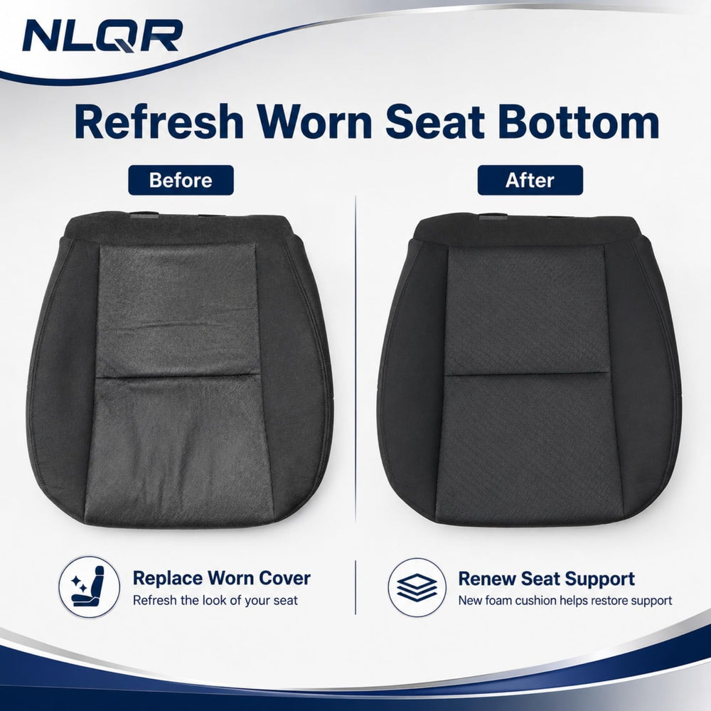 NLQR installed in Silverado demonstrating improved seat look and comfort