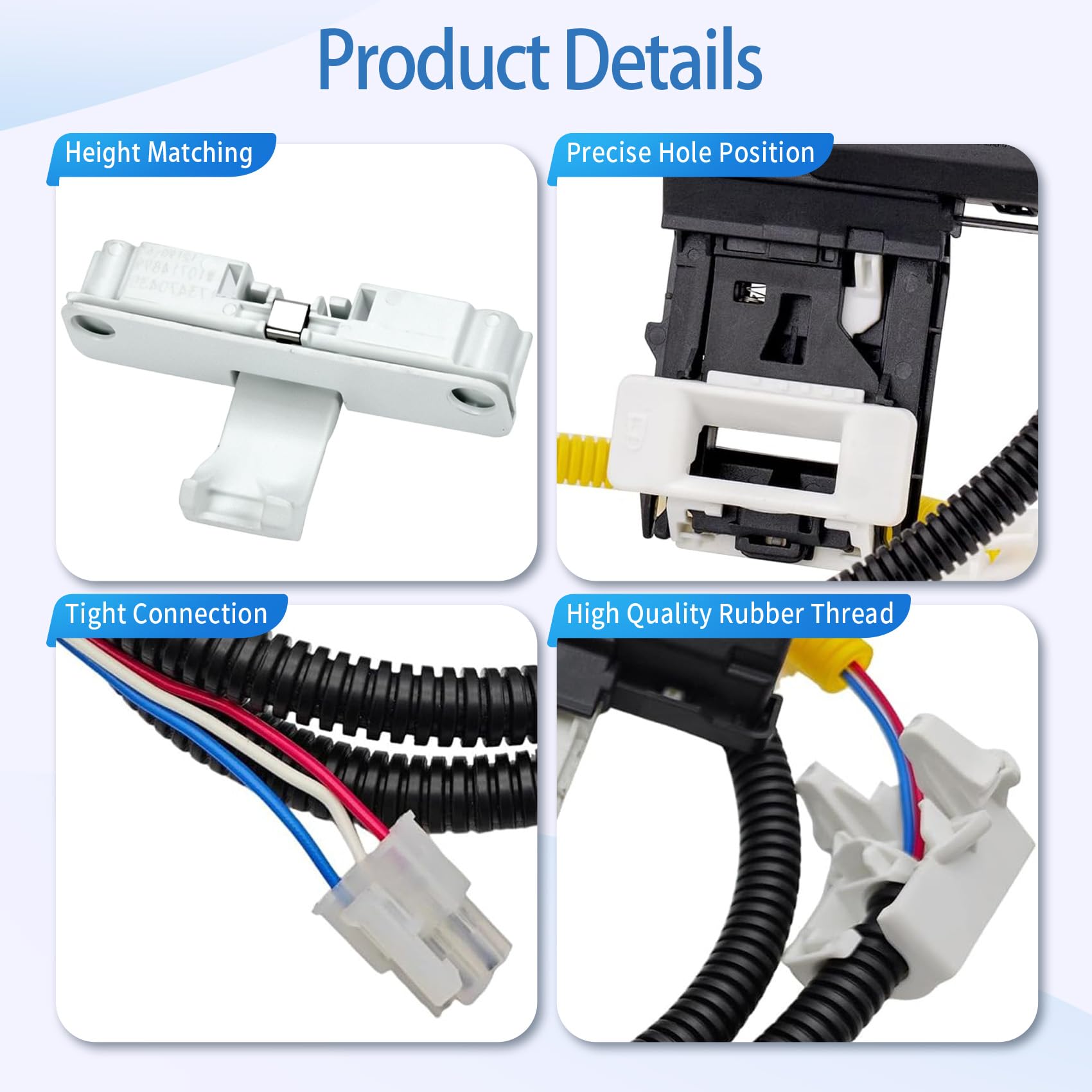 NLZQMBC latch beside ruler showing compact size and easy handling