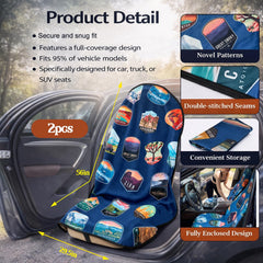 NNG cover installed in SUV keeps seat dry after activity