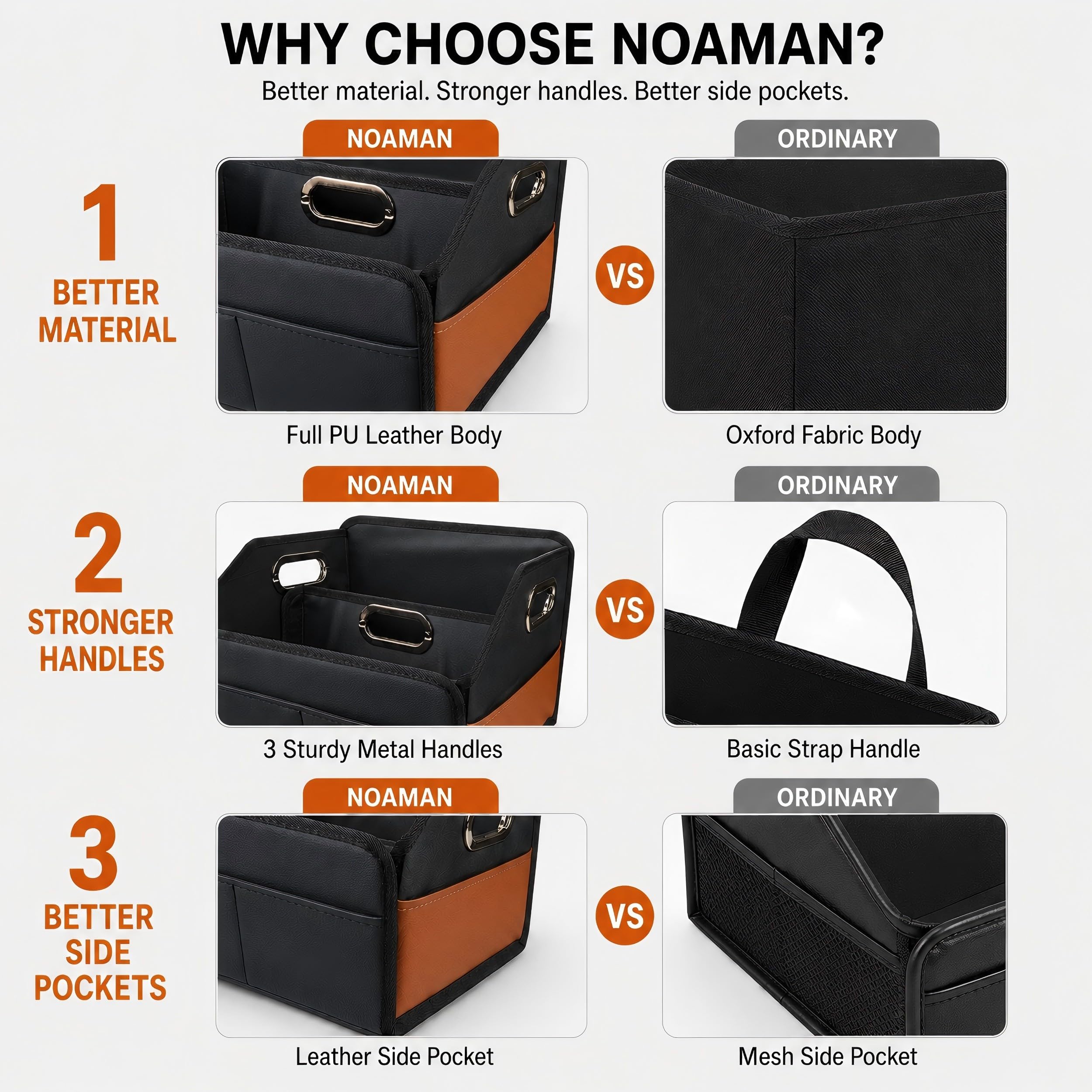 Noaman folded flat storage showing compact portability and space-saving
