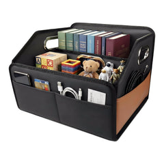 Noaman front view on passenger seat showing organized storage benefit