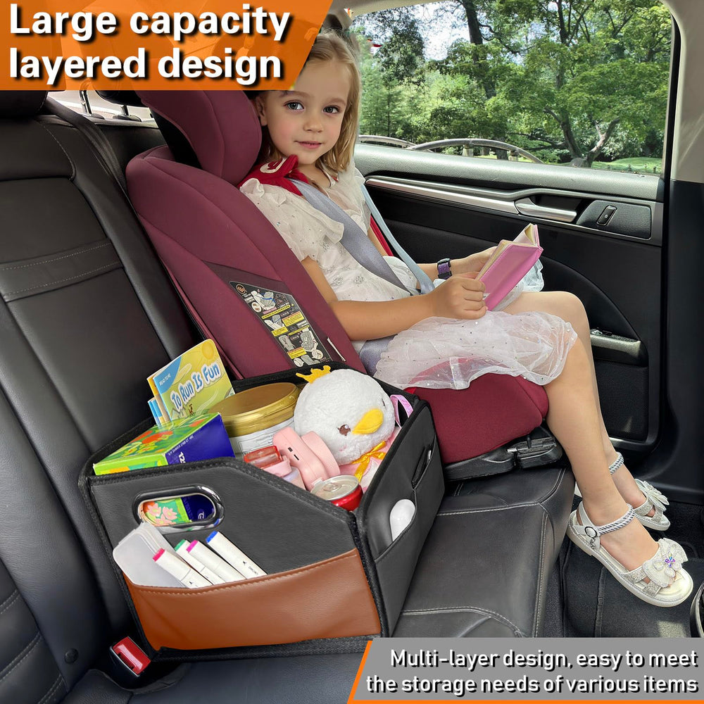Noaman with travel essentials inside showing tidy accessibility on road