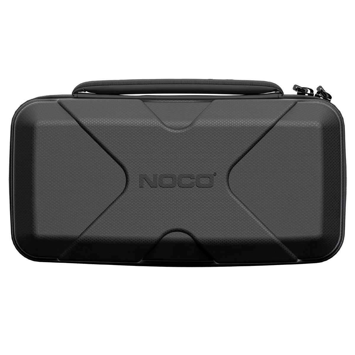 NOCO front view of GBC101 case showing compact protection and travel convenience