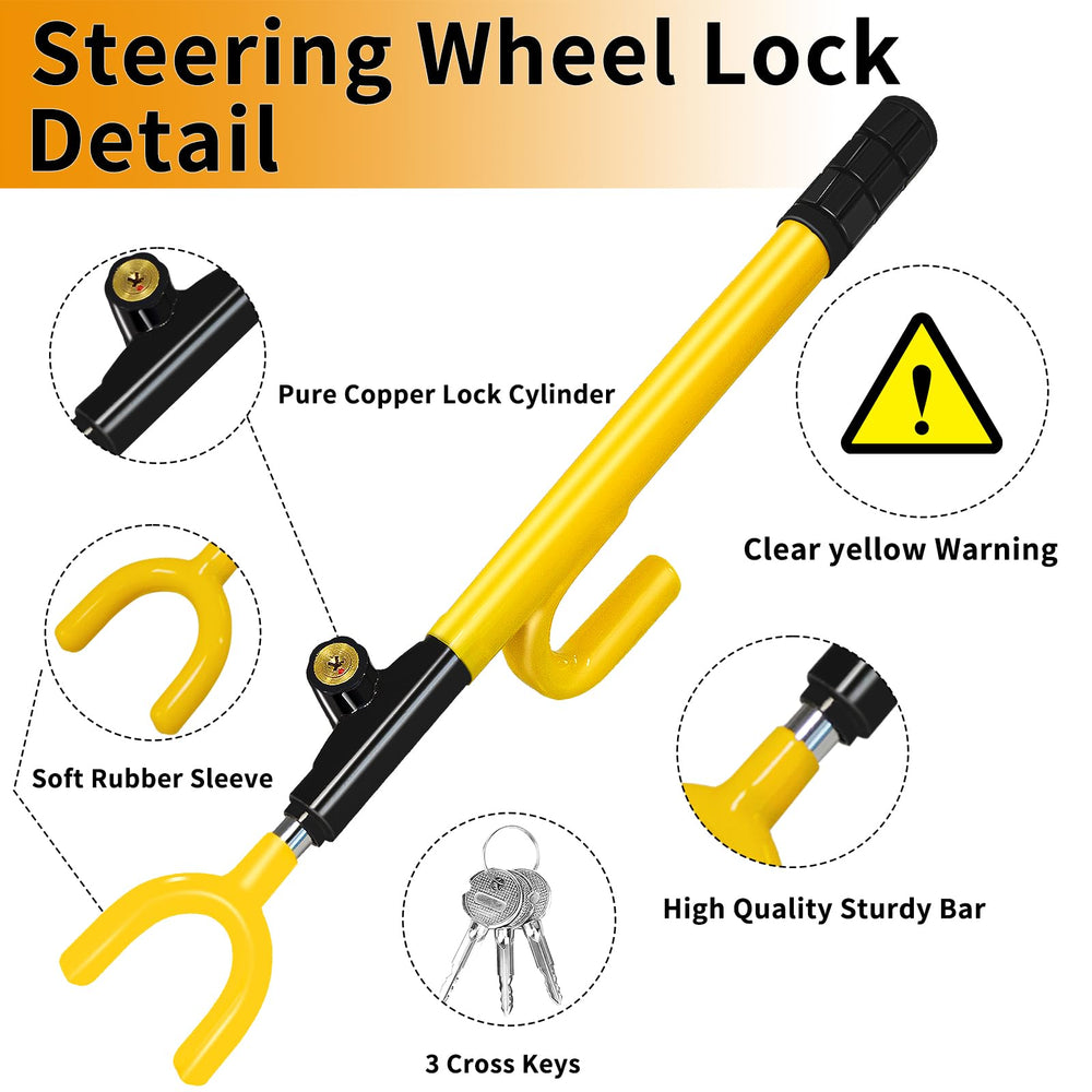 NOEAIKE adjustable rod detail demonstrating versatile fit on wheels