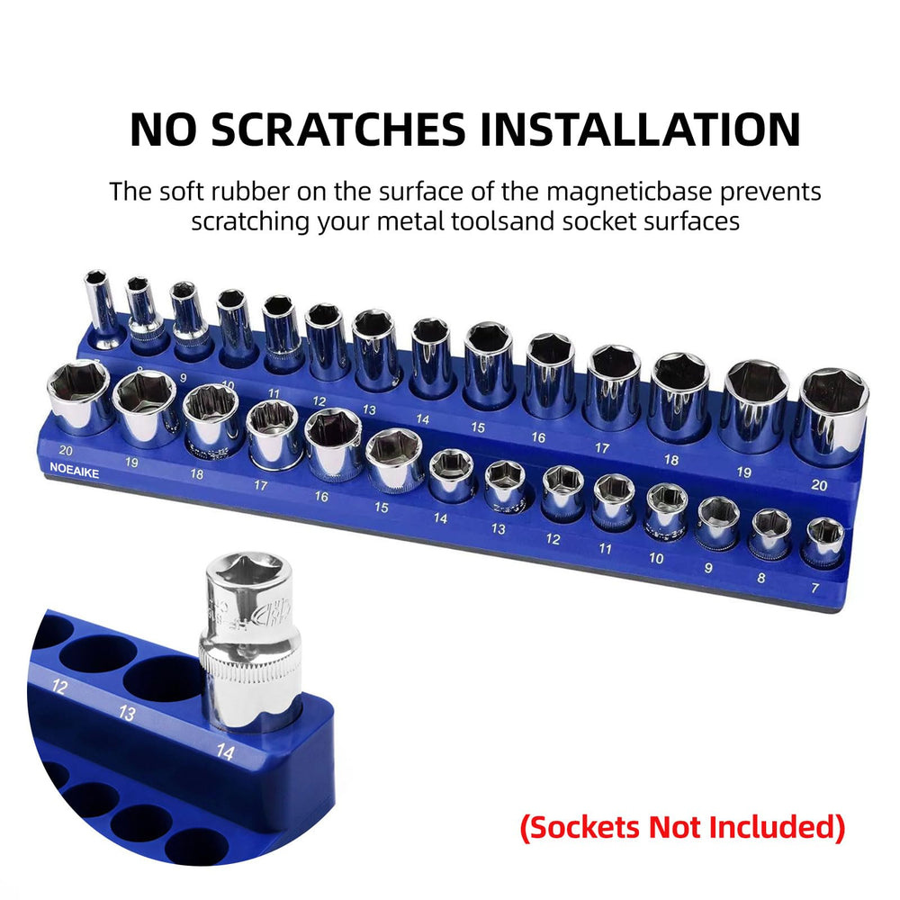 NOEAIKE attached to metal workbench enabling hands-free socket access