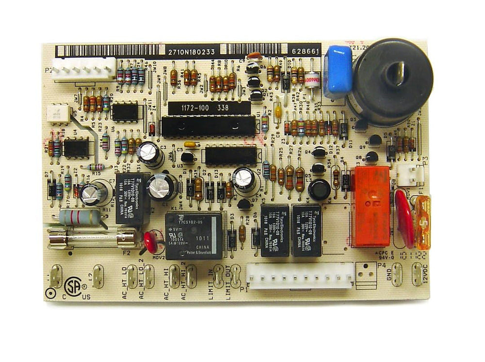 norcold 628661 front view showing board layout and connectors for easy replacement
