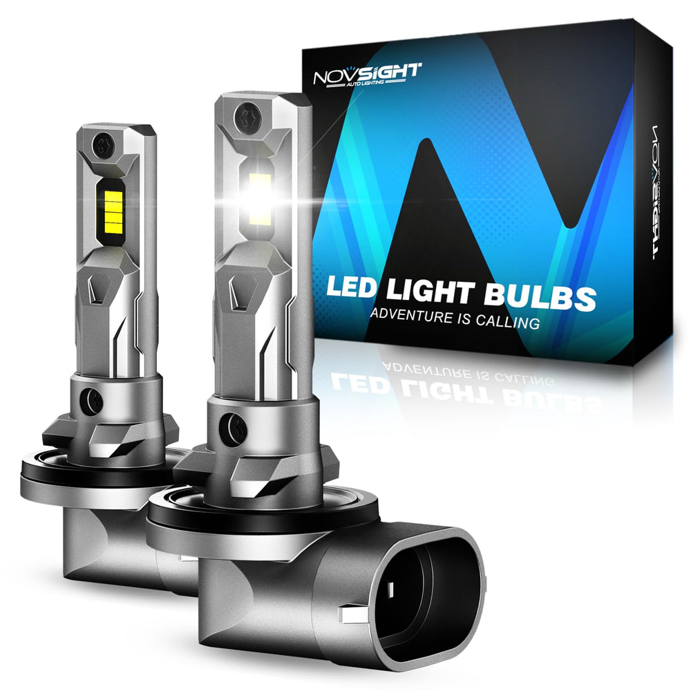 NOVSIGHT 881 front view showing plug-and-play design and clear housing for easy installation