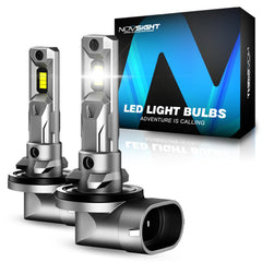 NOVSIGHT 881 front view showing plug-and-play design and clear housing for easy installation