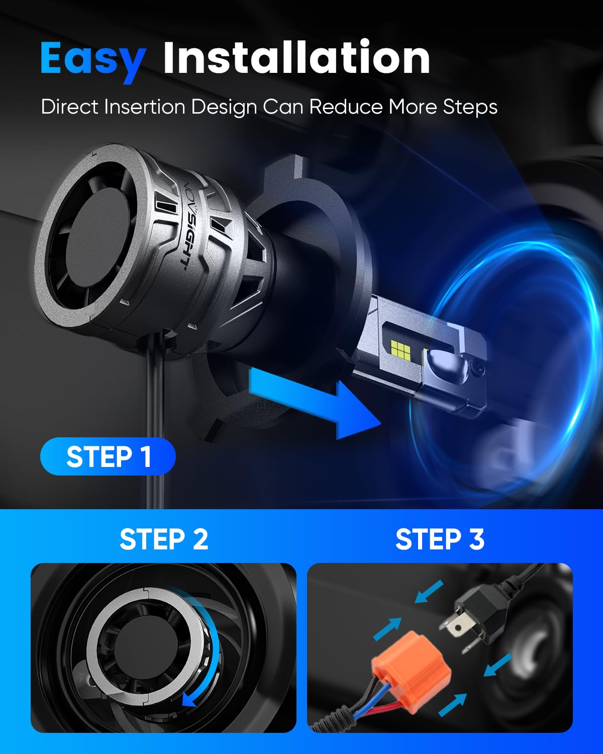 NOVSIGHT CANbus driver and wiring reducing dashboard errors