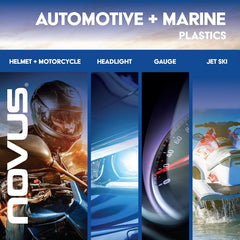 Novus Polish Mates pack close-up with towels for lint-free finishing
