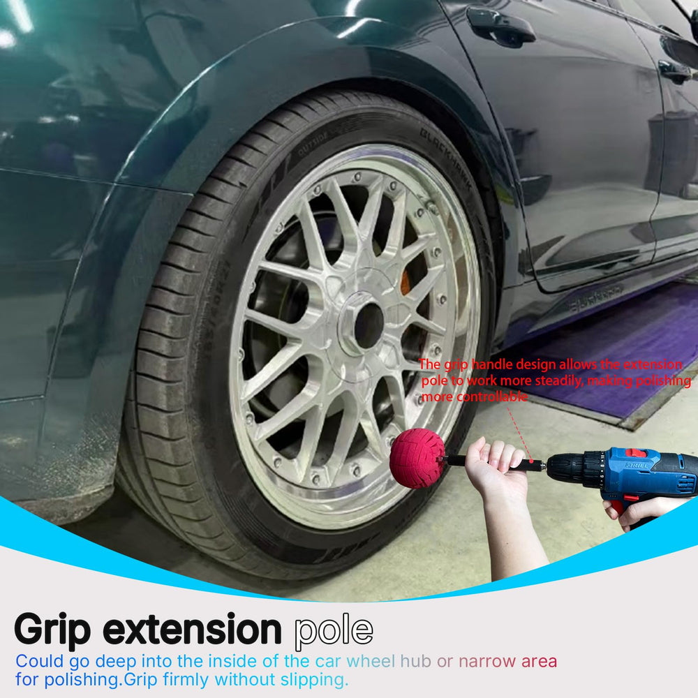 Noyfemr yellow cleaning brush and accessories for faster prep