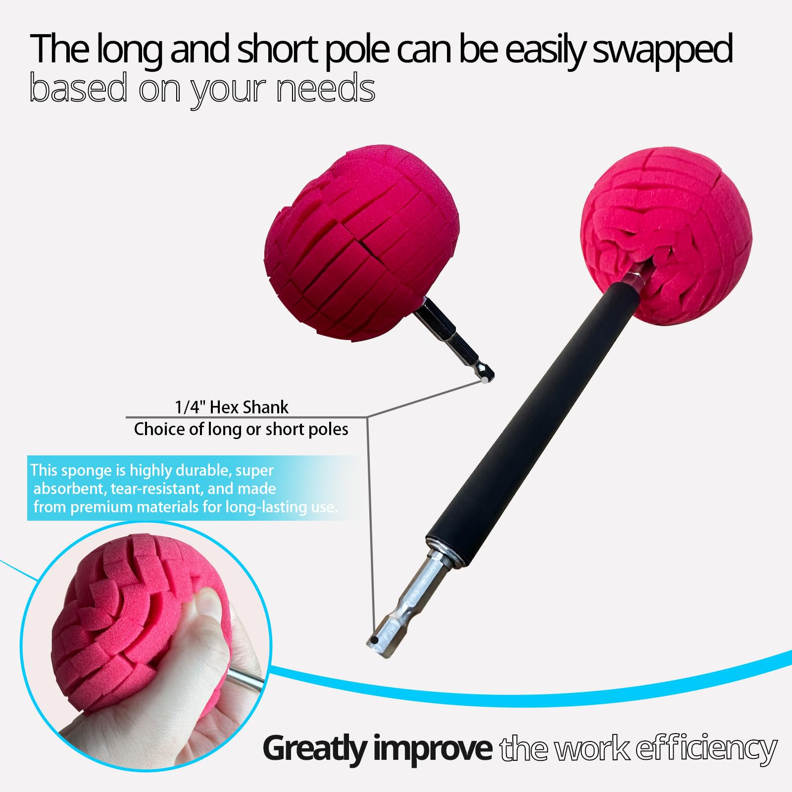 Noyfemr polishing ball detail illustrating smooth finish capability