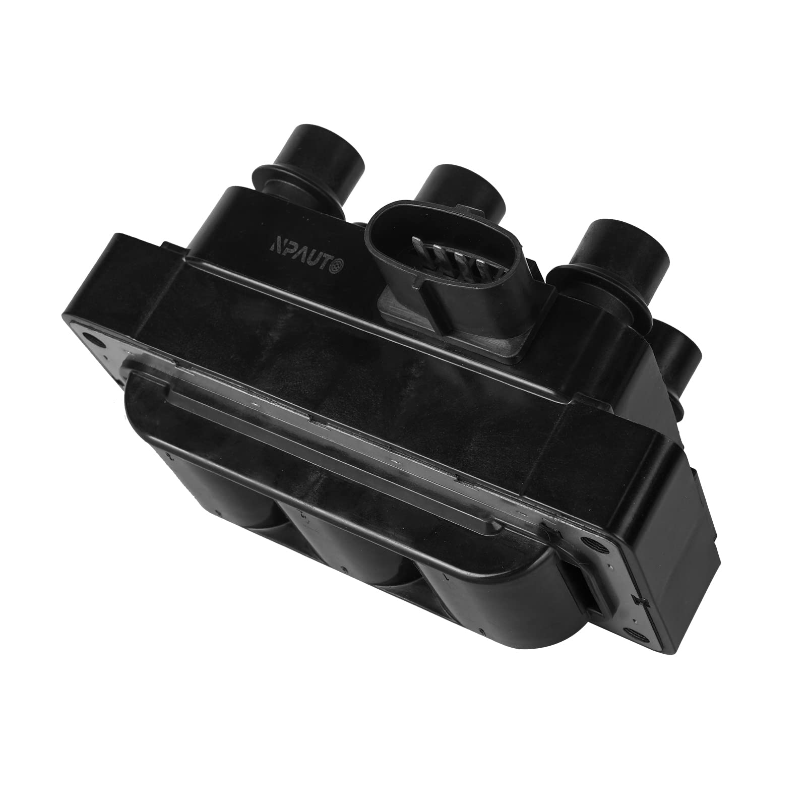 NPAUTO coil pack wiring harness connection showcasing secure plug engagement