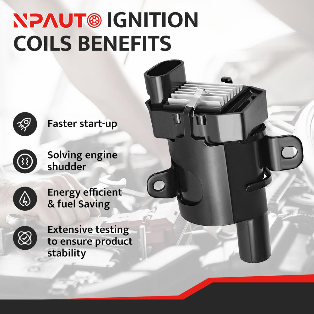 NPAUTO coil top connector detail highlighting secure electrical contact