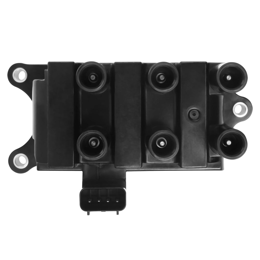 NPAUTO coil pack size comparison with ruler showing correct dimensions benefit