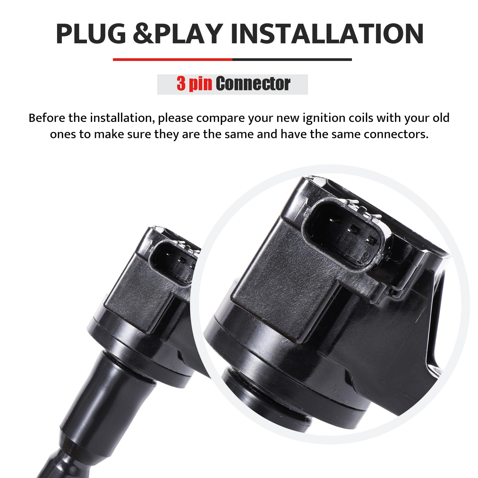 NPAUTO coils installed on Honda Fit engine demonstrating direct-fit benefit