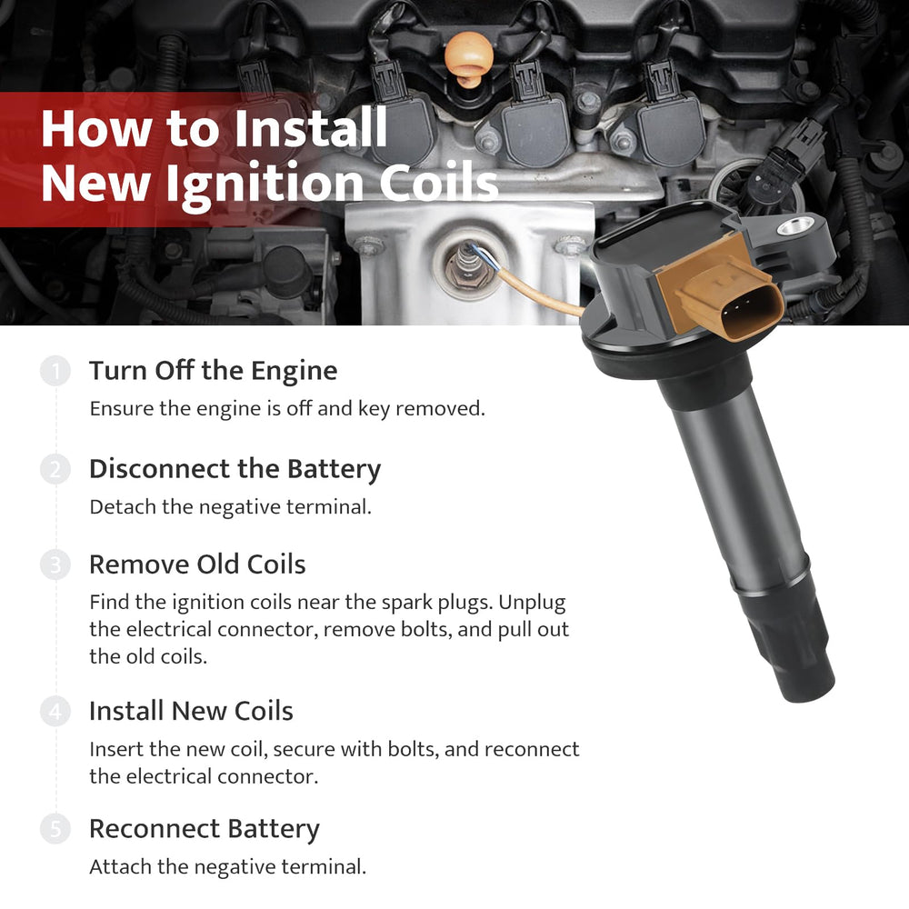 NPAUTO coils parts label and interchange numbers aiding correct vehicle match