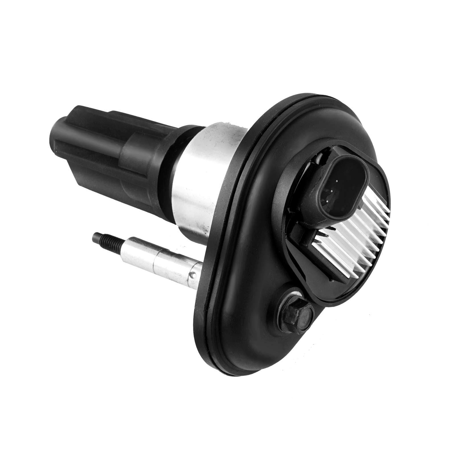 NPAUTO ignition coil next to ruler for size, accurate fitment for compatible engines
