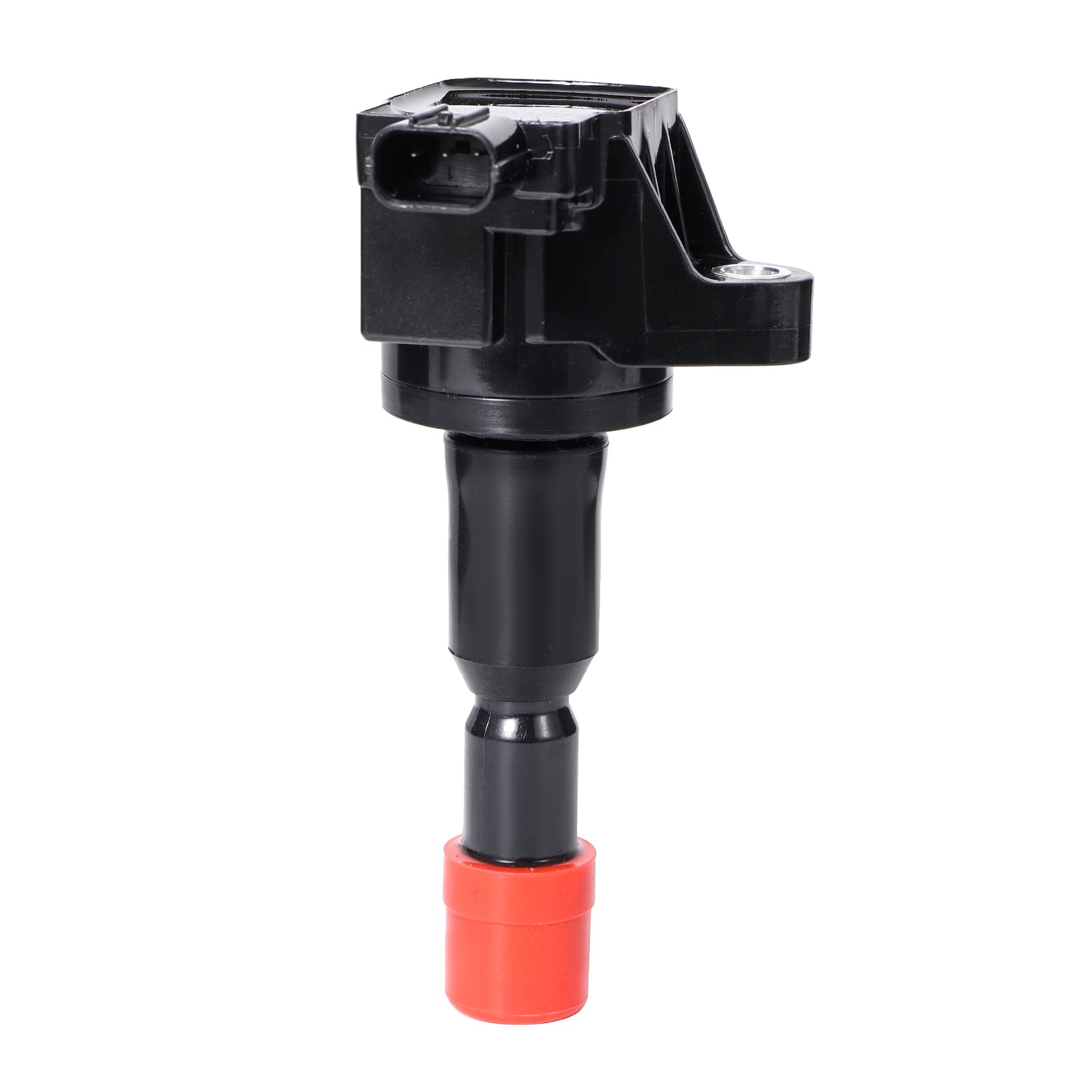 NPAUTO ignition coil next to ruler for size comparison and installation clarity