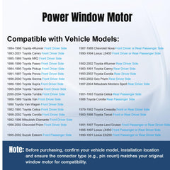 NPAUTO motor mounted on regulator demonstrating smooth window movement