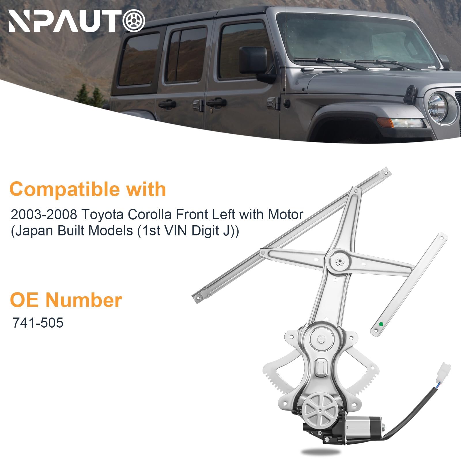 NPAUTO mounting points detail showing bolt locations for easy installation benefit