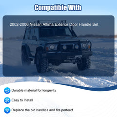 NPAUTO rear left exterior handle illustrating compatible mounting points and durability