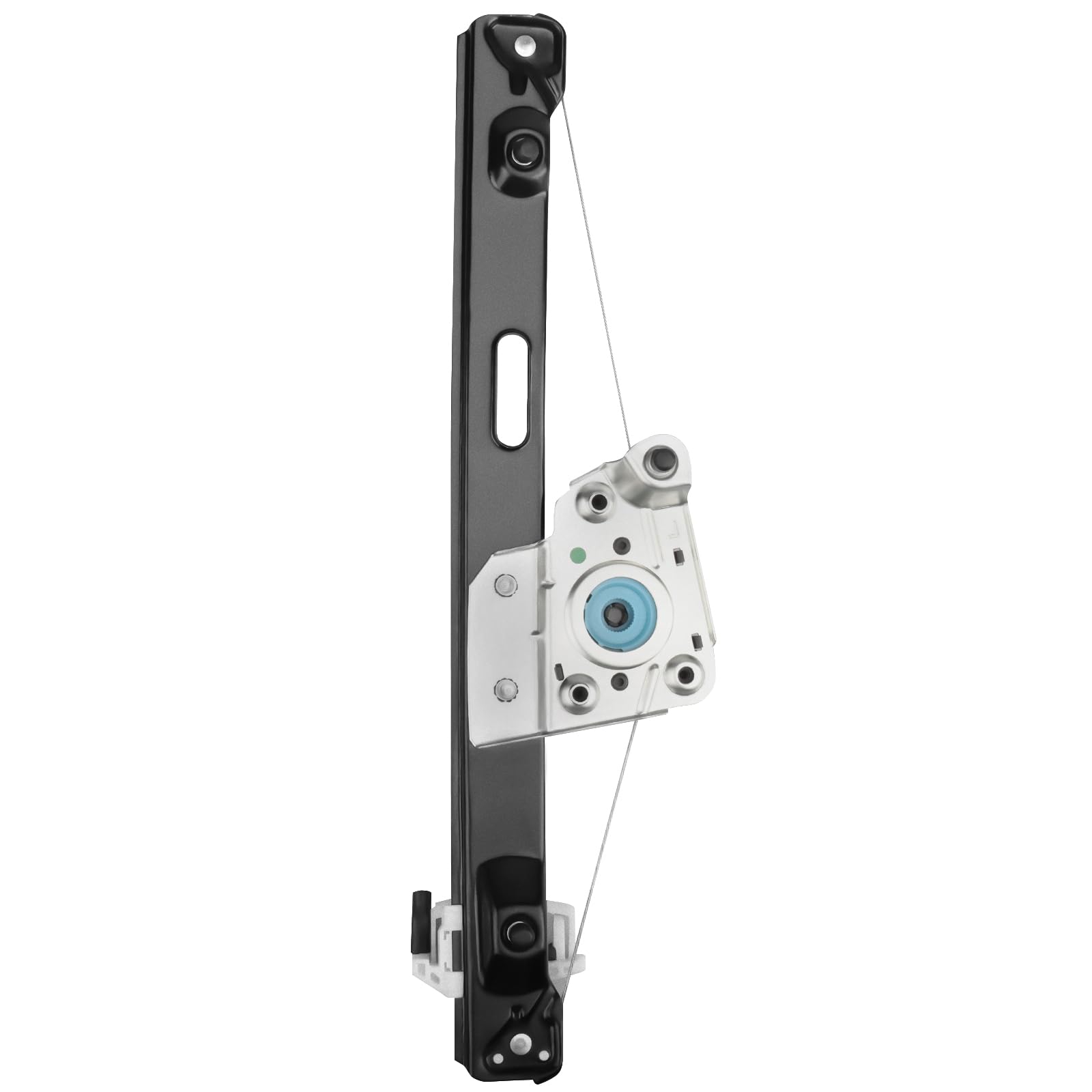 NPAUTO rear left regulator front view showing fit and shape benefits