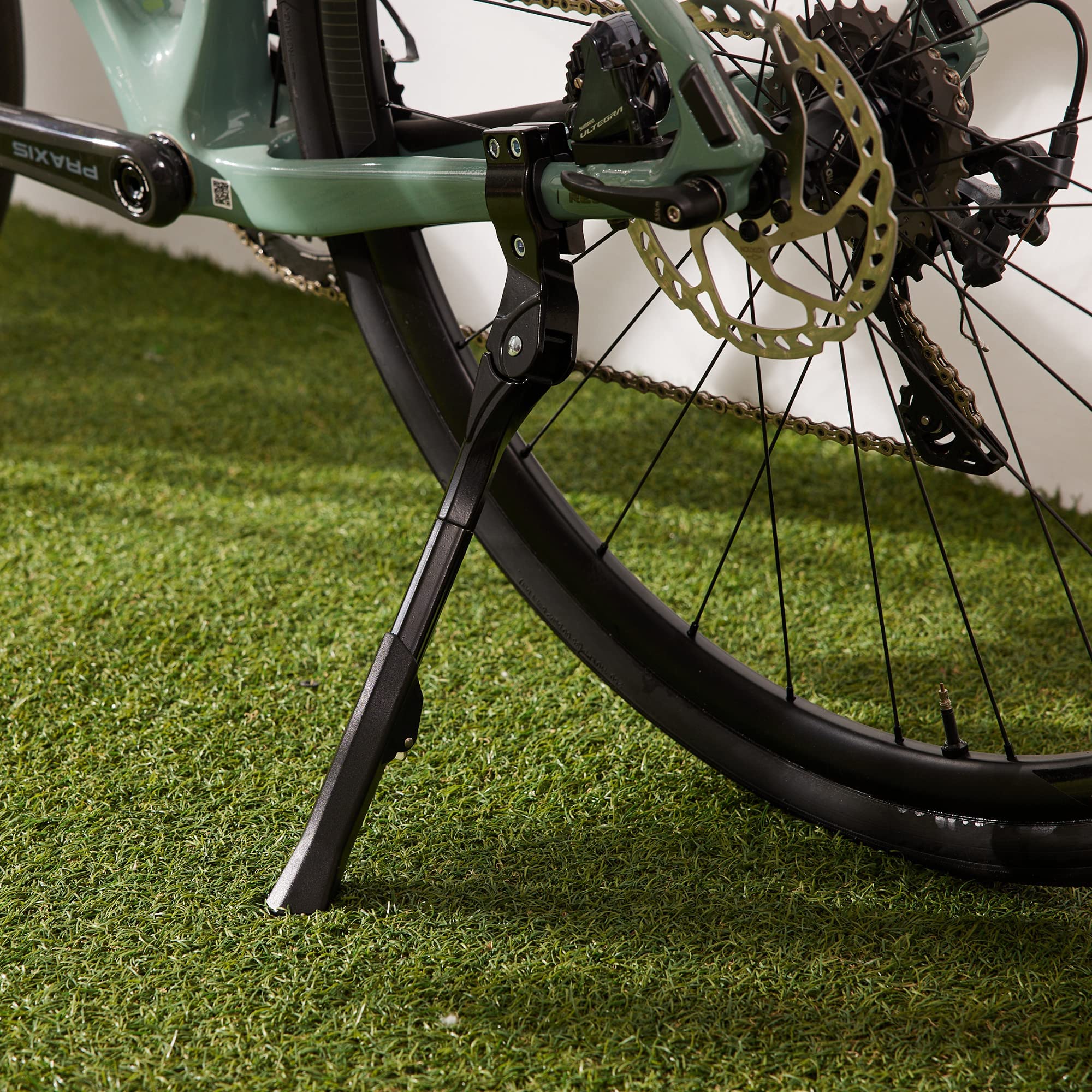 N+1 installed on 29-inch bike side view showing extended length range
