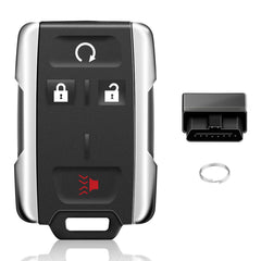 Nrgedzam front view of key fob showing buttons and brand for reliable replacement