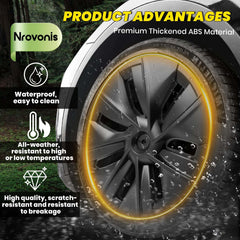 Nrovonis installed on Tesla Model Y side view showing improved appearance