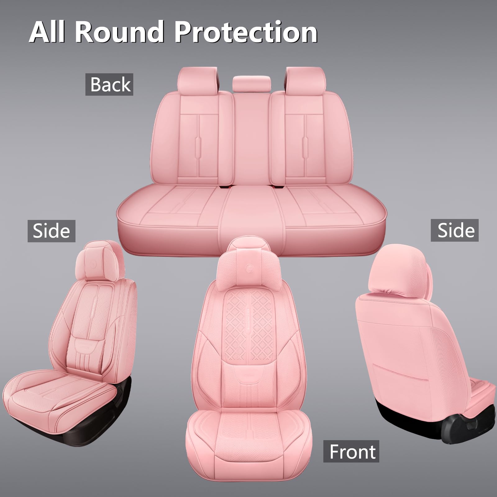 NS YOLO seat padding cross-section detail for added lumbar support