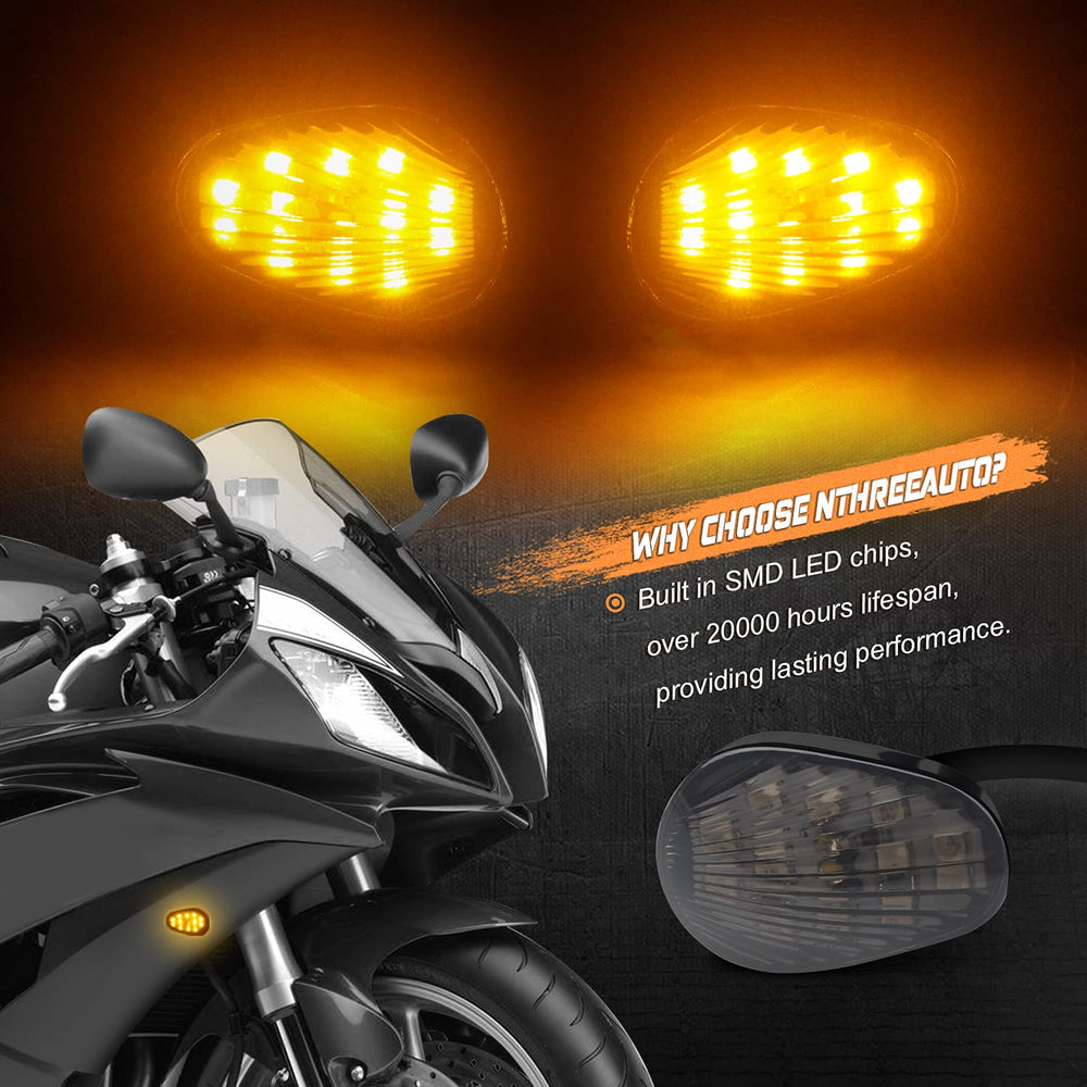 NTHREEAUTO side-profile smoked indicator highlighting low-profile fit and aerodynamic look