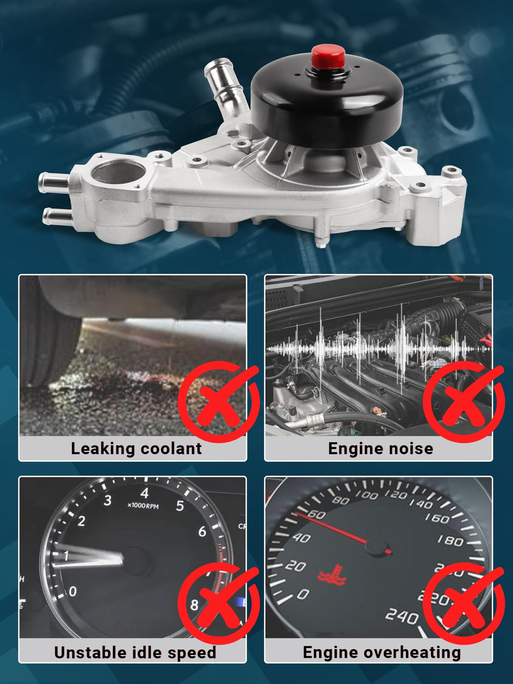 Ntoauto cast housing detail highlighting durable construction to resist wear and corrosion
