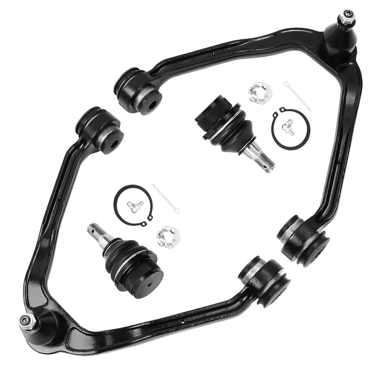 Ntoauto front packaging showing complete control arm and ball joint kit, ready to install