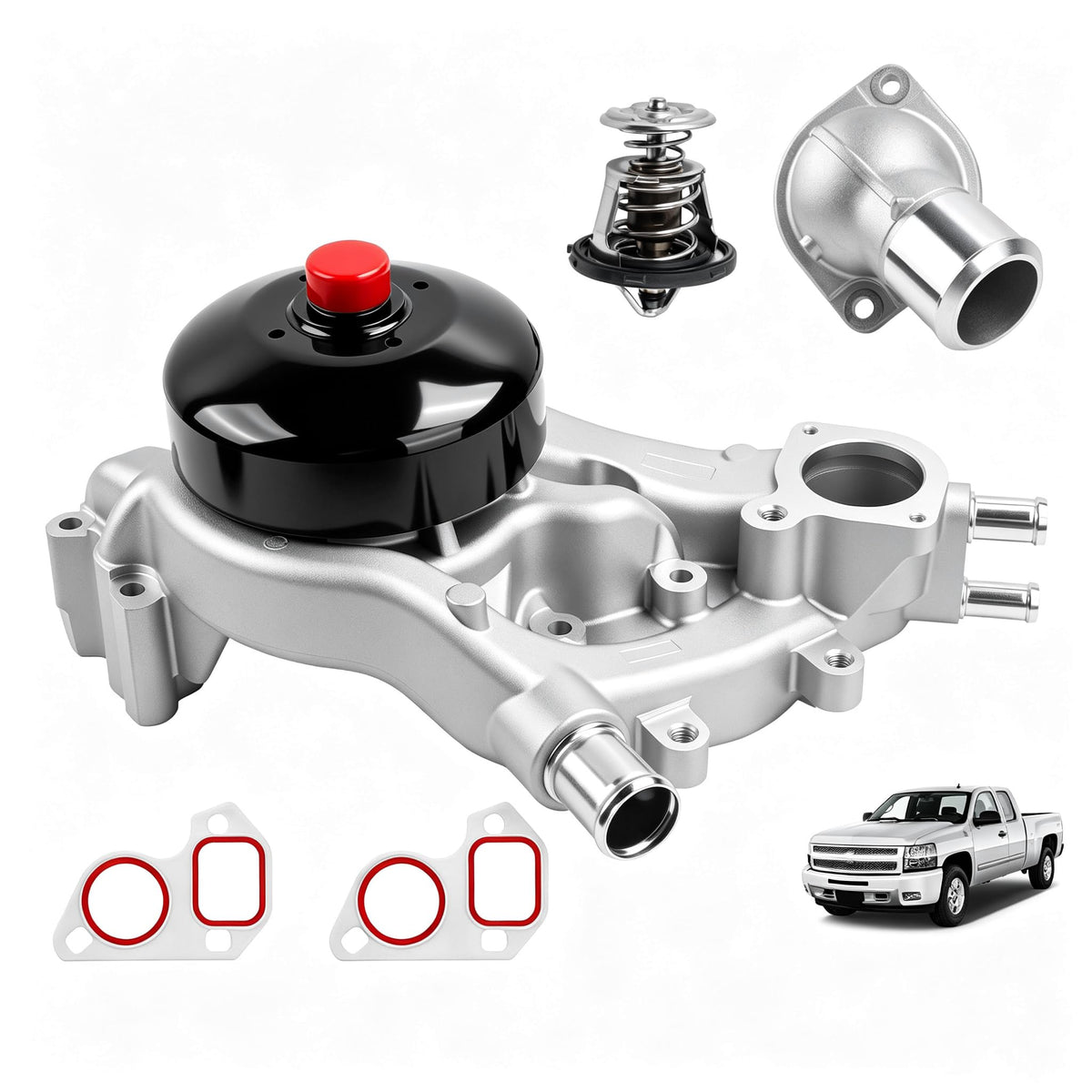 Ntoauto front packaging photo showing pump ready to install and clear part labeling