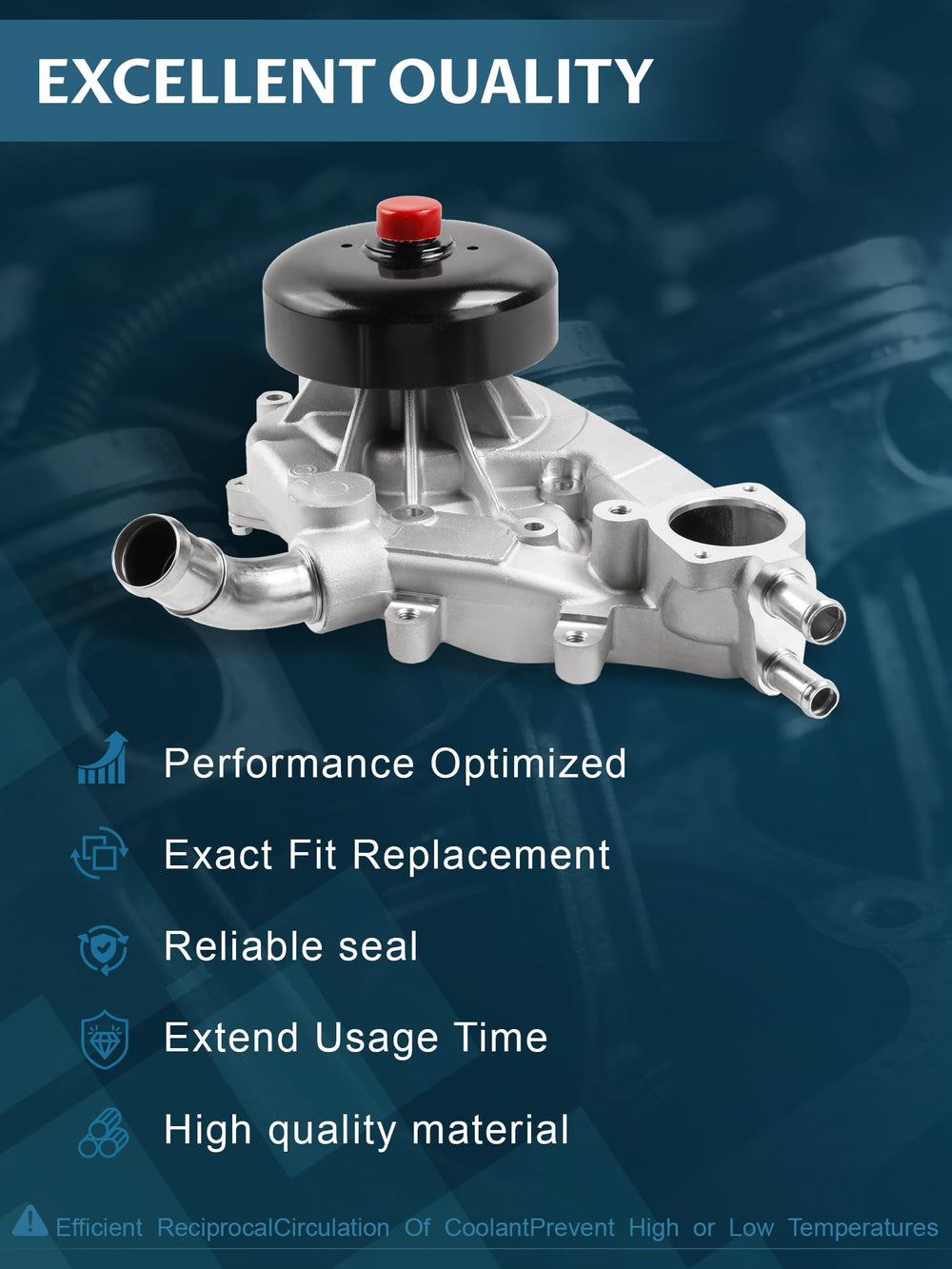 Ntoauto pump label with OE numbers visible to confirm correct application and cross-reference