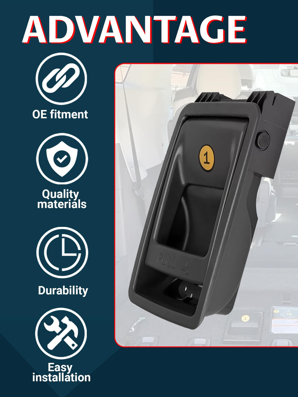 Ntoauto screw mount points visible showing simple screwdriver installation benefit