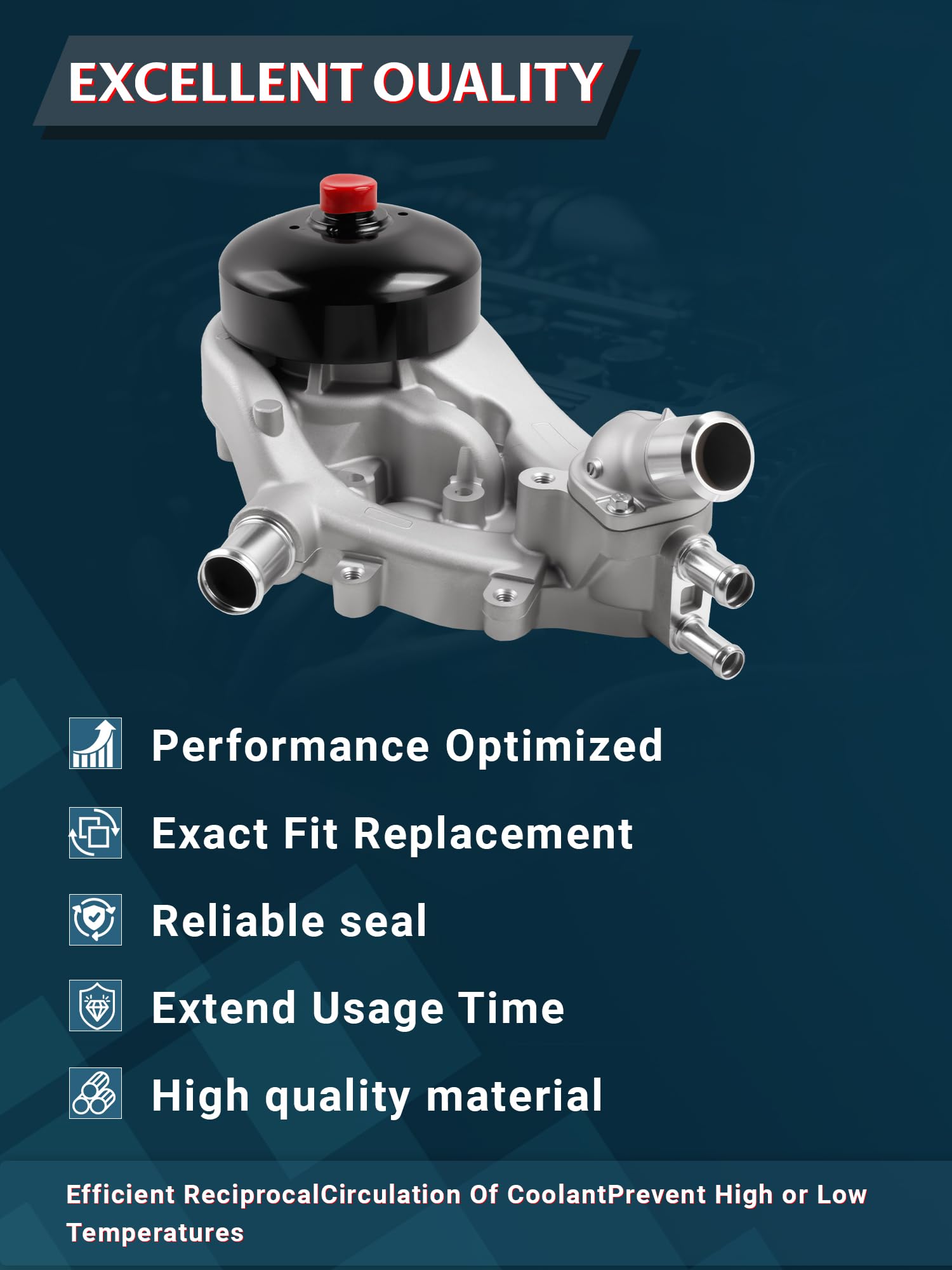 Ntoauto pump beside ruler for scale, clarifying dimensions for fit confirmation