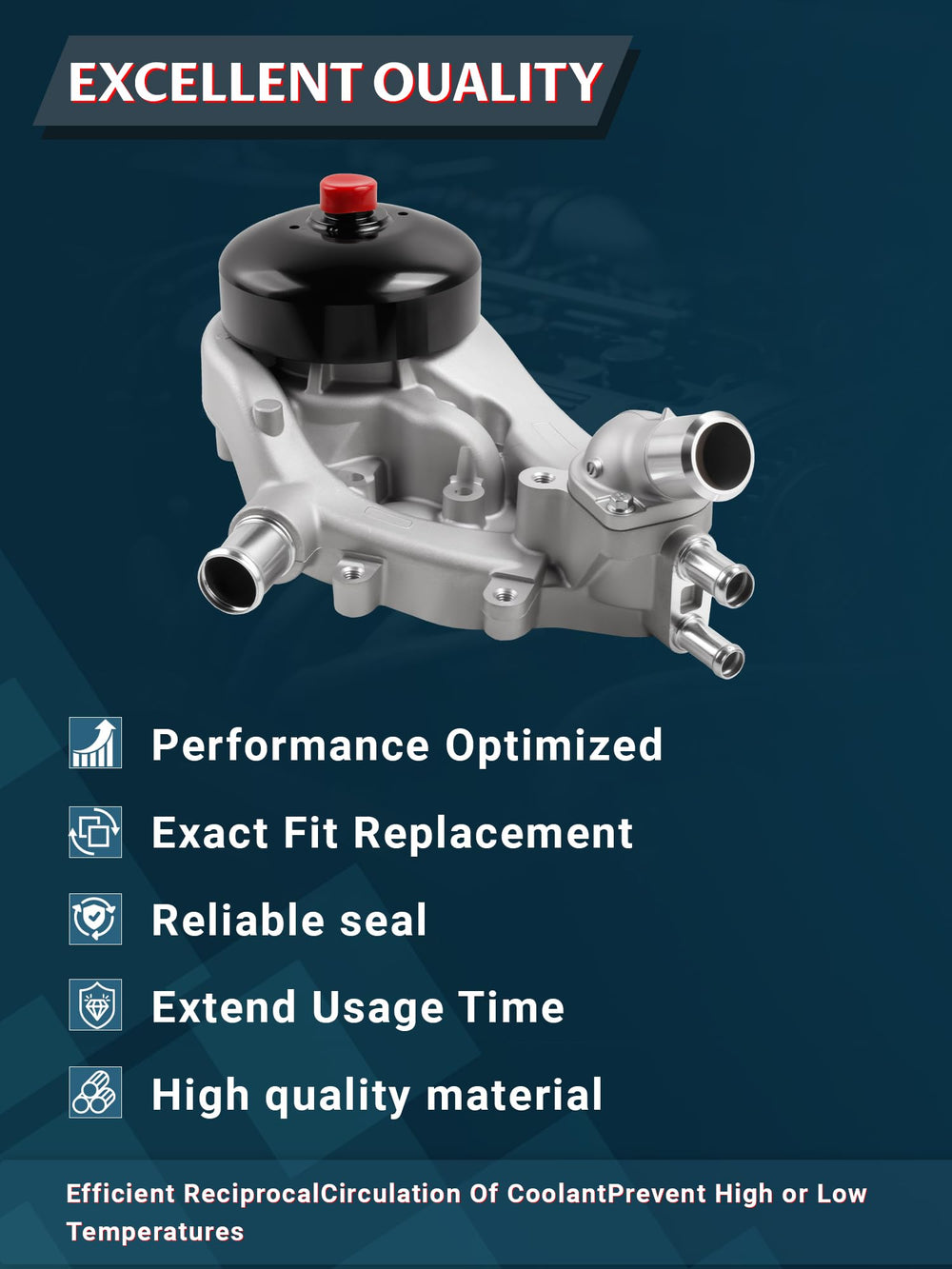 Ntoauto pump beside ruler for scale, clarifying dimensions for fit confirmation