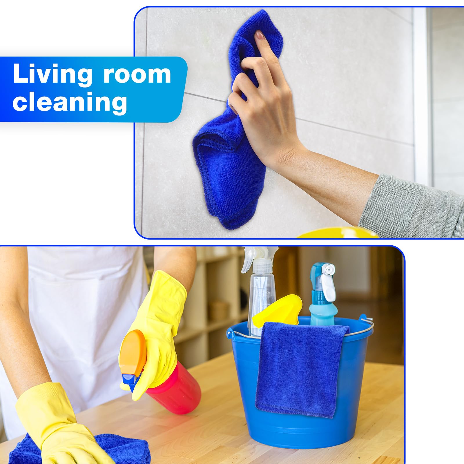 Nuenen kitchen counter cleaning lifestyle displaying multipurpose use and gentle care