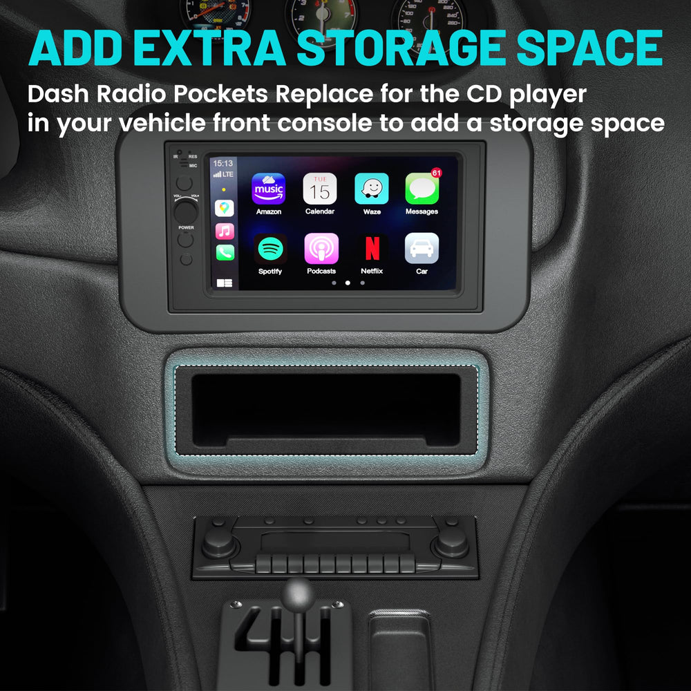 NuIth mounted in Ford dash offering secure small item holding