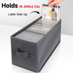 NUSWOR open box with CDs visible demonstrating organized access and capacity
