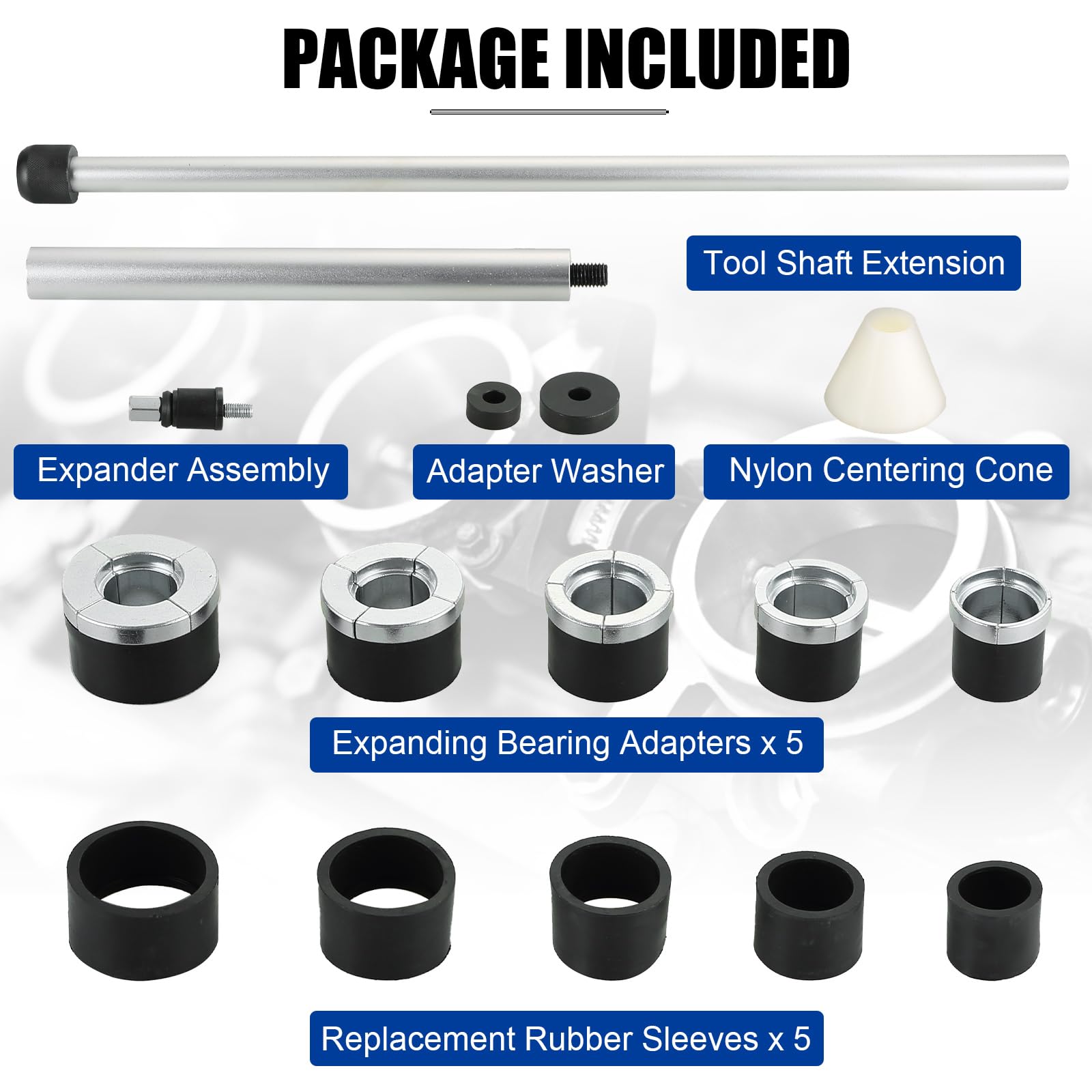 NYXOVA closeup of forged steel adapters highlighting durable finish and fit