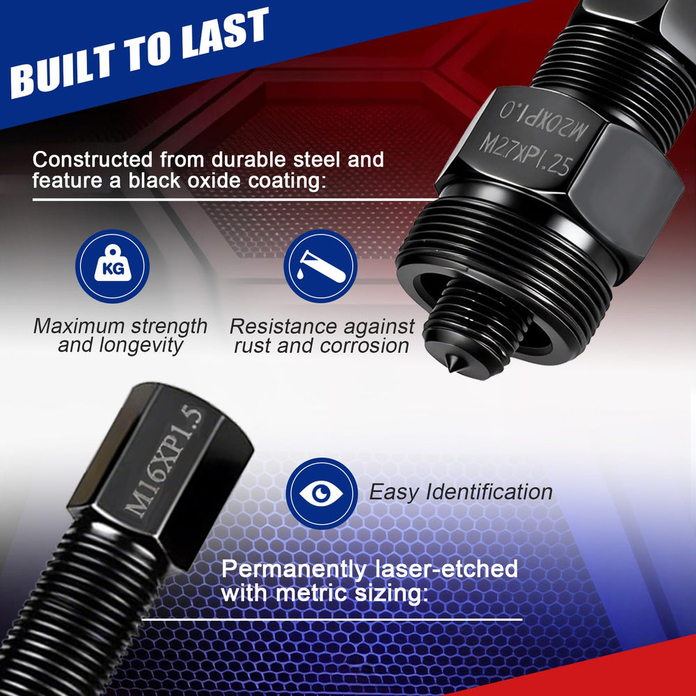 NYXOVA black oxide finish detail demonstrating corrosion resistance and durability