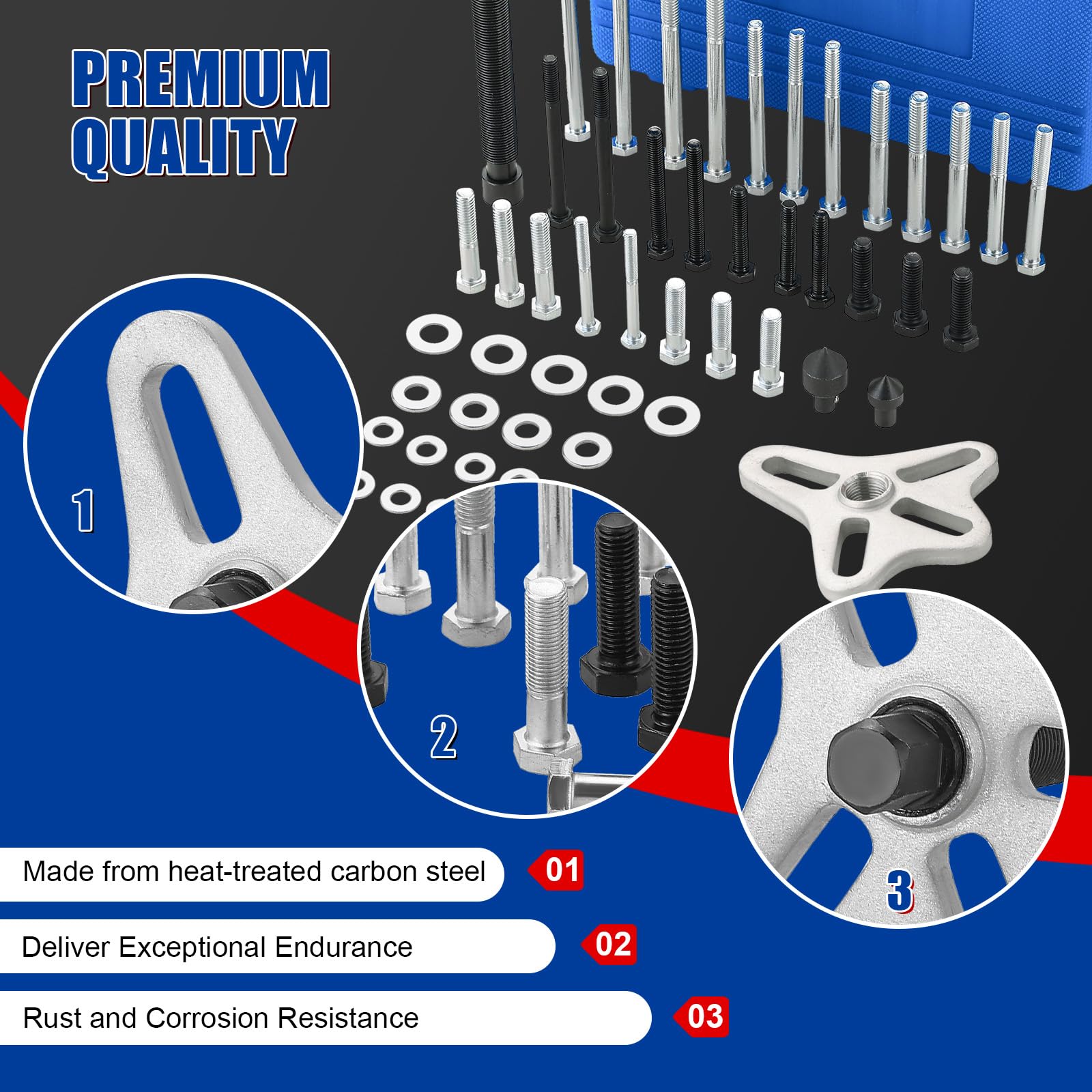 NYXOVA close-up of bolts and threads demonstrating durable fit options