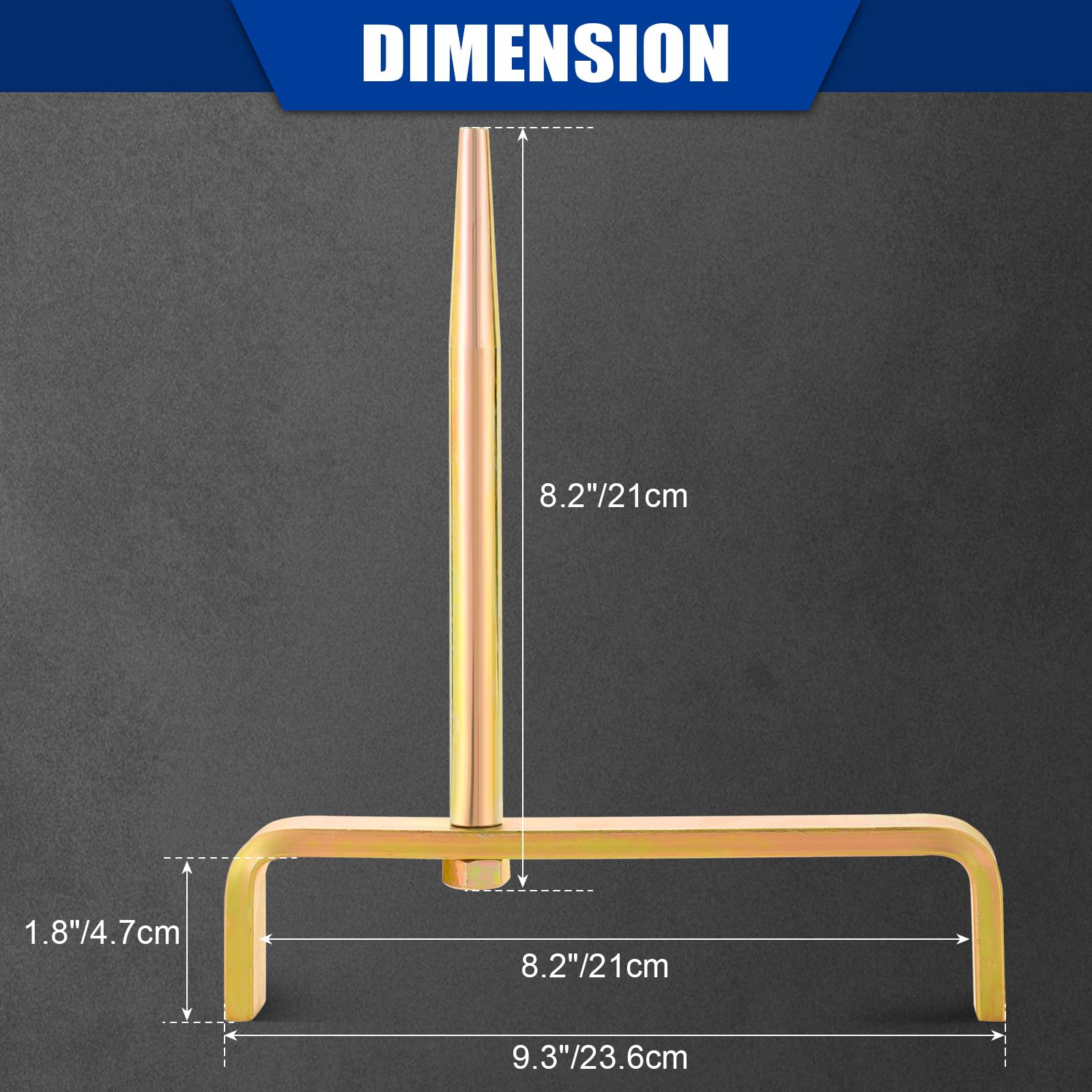 NYXOVA tapered mandrel closeup showing centering benefit for fit